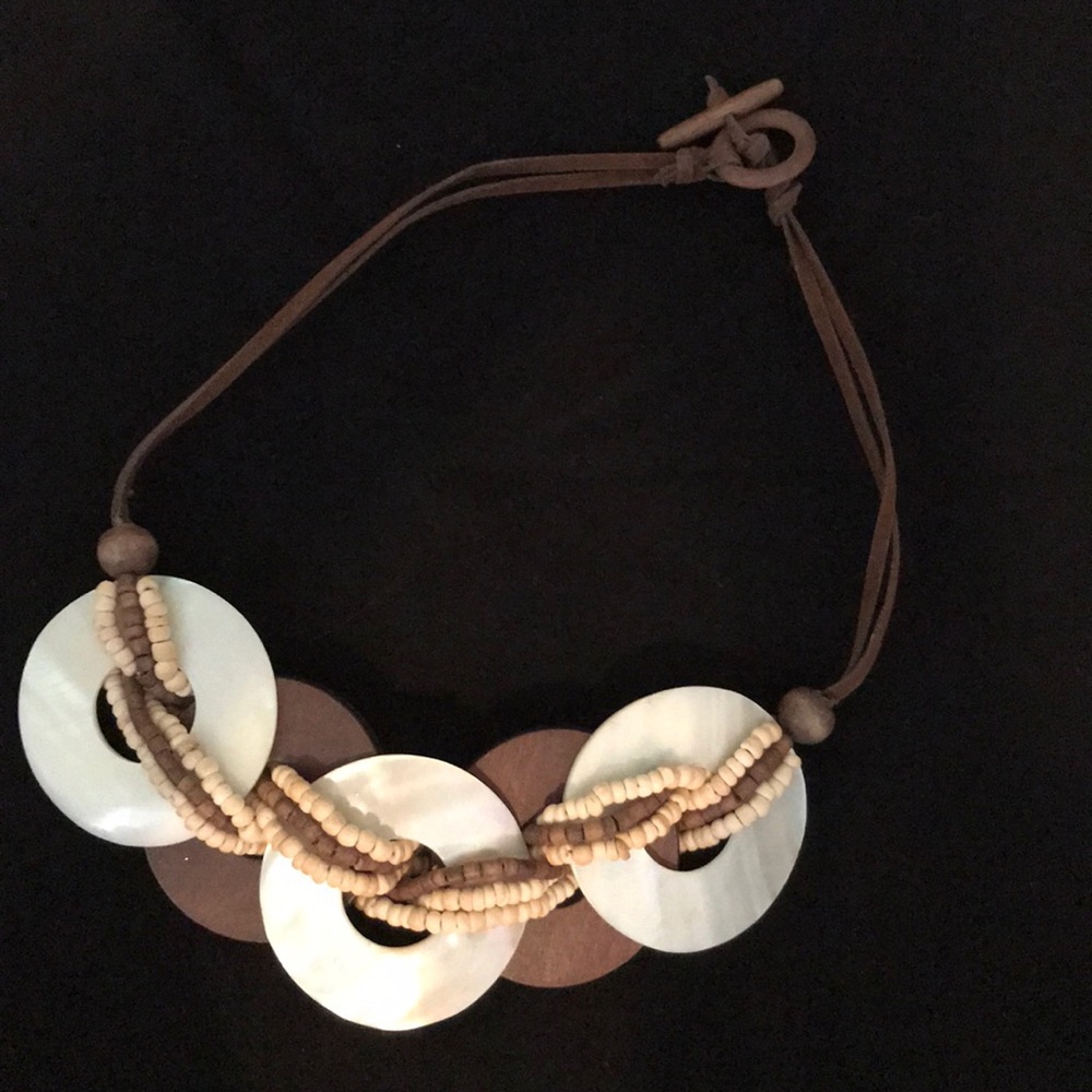 Wooden necklace